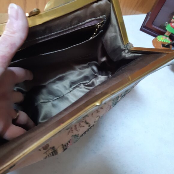 Vintage style Tapestry handbag - Picture 3 of 12